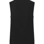 Mouwloze herentrui met rits, black — productfoto 5