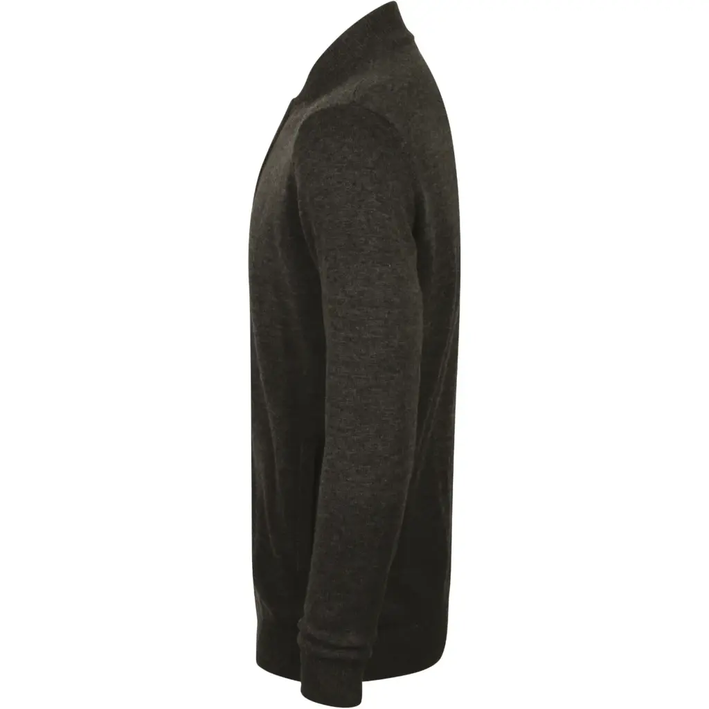 Cardigan met rits, grey marl — productfoto 7