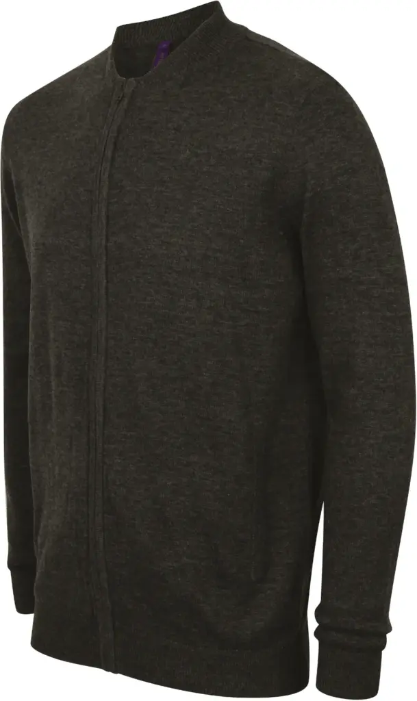 Cardigan met rits, grey marl — productfoto 8