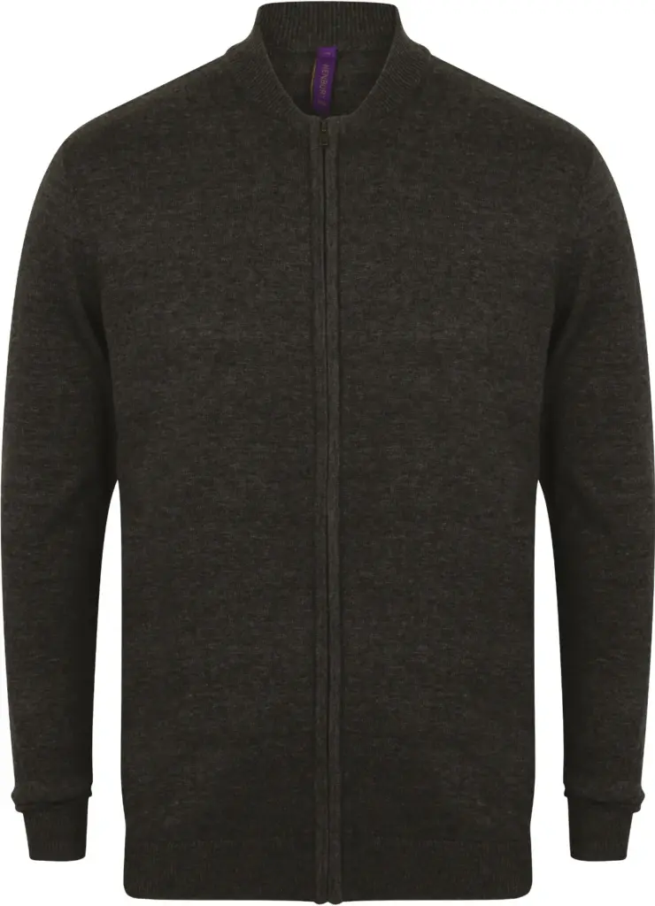 Cardigan met rits, grey marl — productfoto 9