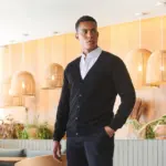 Men's Lichtgewicht V Cardigan — productfoto 2