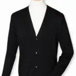 Men's Lichtgewicht V Cardigan, black — productfoto 3