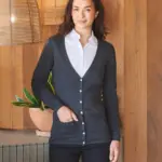 Ladies' Lichtgewicht cardigan met V-hals