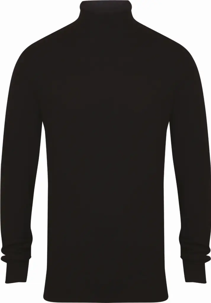 Trui met rolkraag, black — productfoto 3