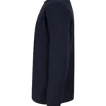 Ecologische unisex sweater, navy — productfoto 10