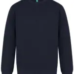 Ecologische unisex sweater, navy — productfoto 11