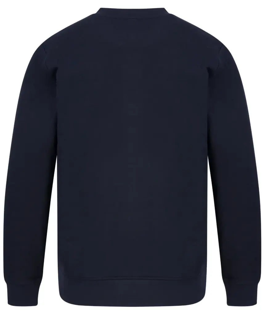 Ecologische unisex sweater, navy — productfoto 12