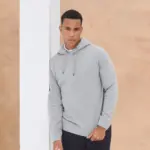 Ecologische unisex sweater met capuchon — productfoto 2