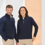 H842_2025 - Hidalgo-werbeartikel Uniseks sweater met ritskraag