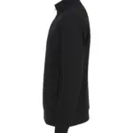 Uniseks sweater met ritskraag, black — productfoto 5