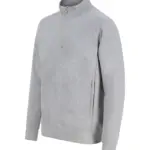PS_H842-FS_HEATHERGREY - Hidalgo-werbeartikel Uniseks sweater met ritskraag, heather grey — productfoto 10
