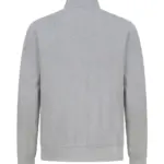 PS_H842-B_HEATHERGREY - Hidalgo-werbeartikel Uniseks sweater met ritskraag, heather grey — productfoto 12