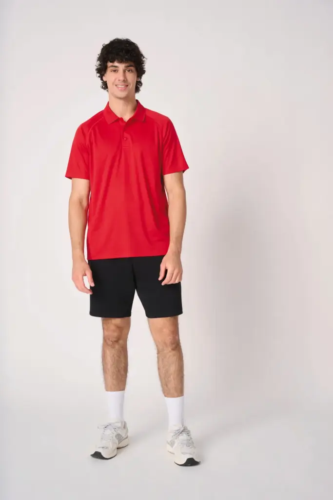 IB200_2025 - Sport Shirt ontwerpen Heren sportpolo — productfoto 4
