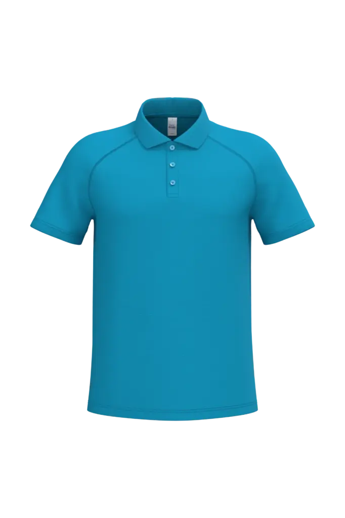 PS_IB200_IDEALATOLLBLUE - Sport Shirt ontwerpen Heren sportpolo, ideal atoll blue — productfoto 12