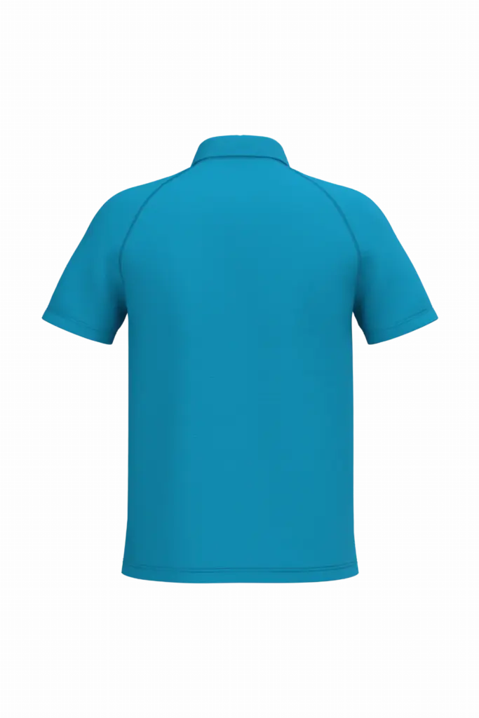 PS_IB200-B_IDEALATOLLBLUE - Sport Shirt ontwerpen Heren sportpolo, ideal atoll blue — productfoto 13