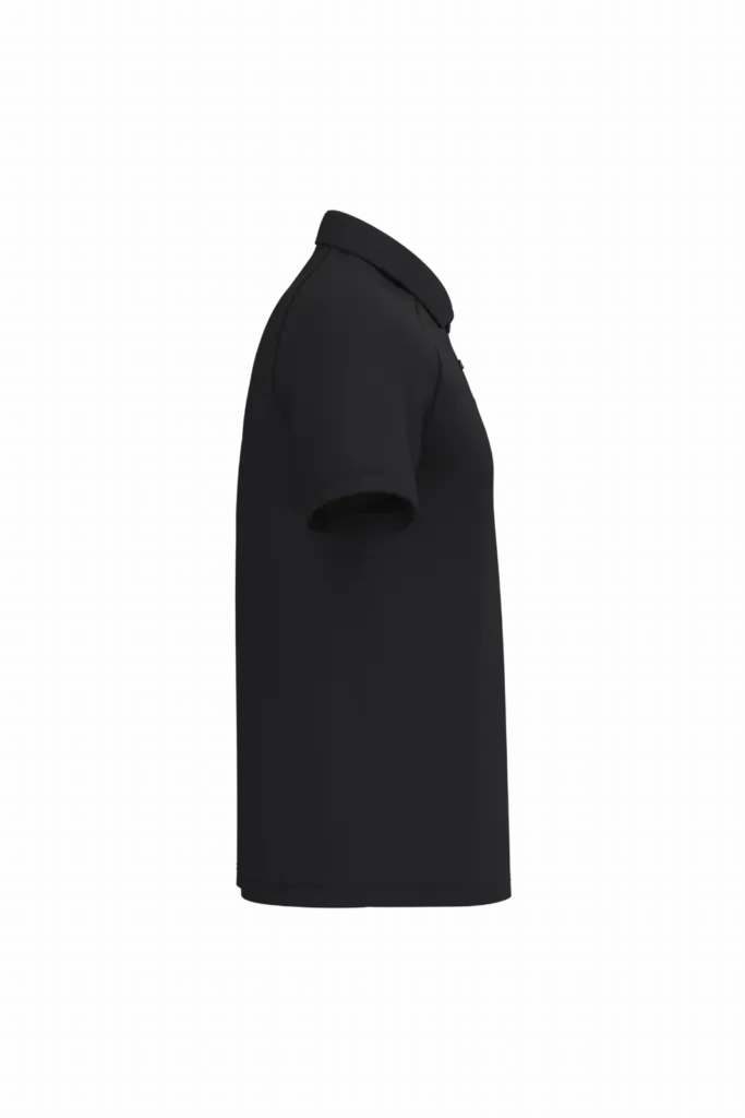 PS_IB200-S_IDEALBLACK - Sport Shirt ontwerpen Heren sportpolo, ideal black — productfoto 14