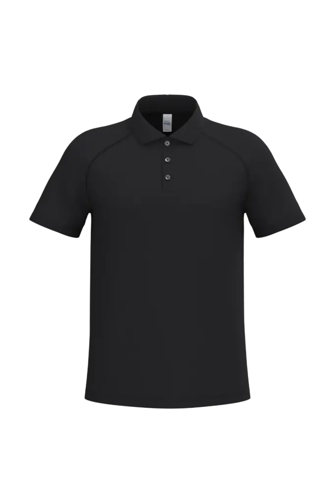 PS_IB200_IDEALBLACK - Sport Shirt ontwerpen Heren sportpolo, ideal black — productfoto 15