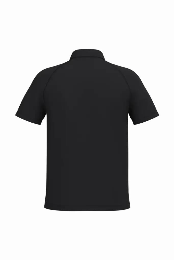 PS_IB200-B_IDEALBLACK - Sport Shirt ontwerpen Heren sportpolo, ideal black — productfoto 16