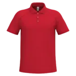 PS_IB200_IDEALRED - Sport Shirt ontwerpen Heren sportpolo, ideal red — productfoto 21