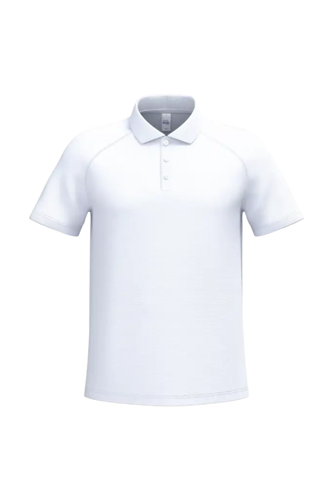 PS_IB200_IDEALWHITE - Sport Shirt ontwerpen Heren sportpolo, ideal white — productfoto 27