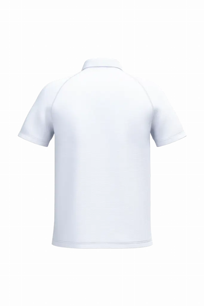 PS_IB200-B_IDEALWHITE - Sport Shirt ontwerpen Heren sportpolo, ideal white — productfoto 28