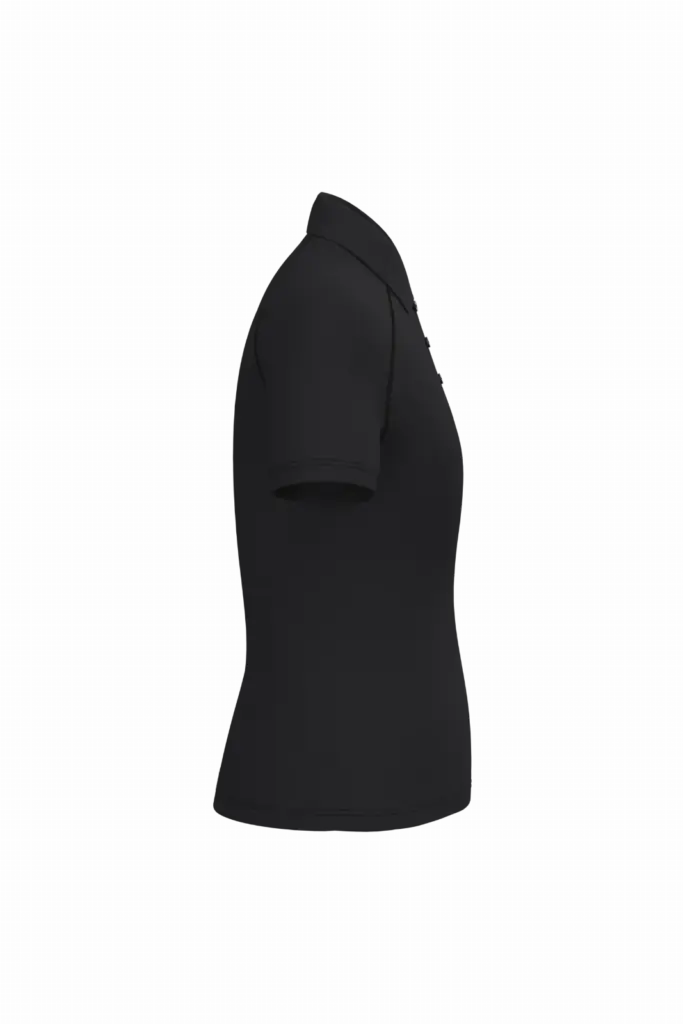 PS_IB201-S_IDEALBLACK - Sport Shirt ontwerpen Dames sportpolo, ideal black — productfoto 7