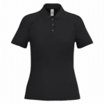 PS_IB201_IDEALBLACK - Sport Shirt ontwerpen Dames sportpolo, ideal black — productfoto 8