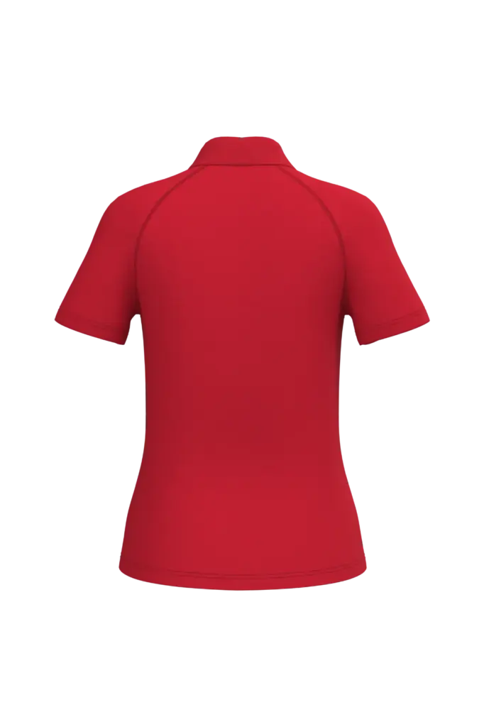 PS_IB201-B_IDEALRED - Sport Shirt ontwerpen Dames sportpolo, ideal red — productfoto 15