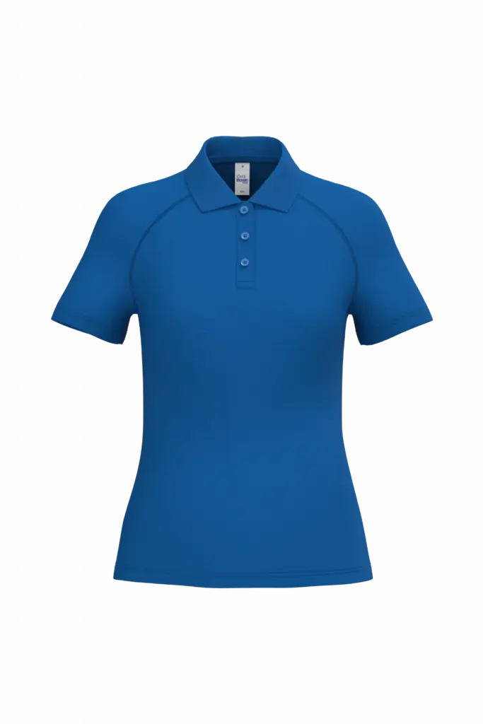 PS_IB201_IDEALROYALBLUE - Sport Shirt ontwerpen Dames sportpolo, ideal royal blue — productfoto 17