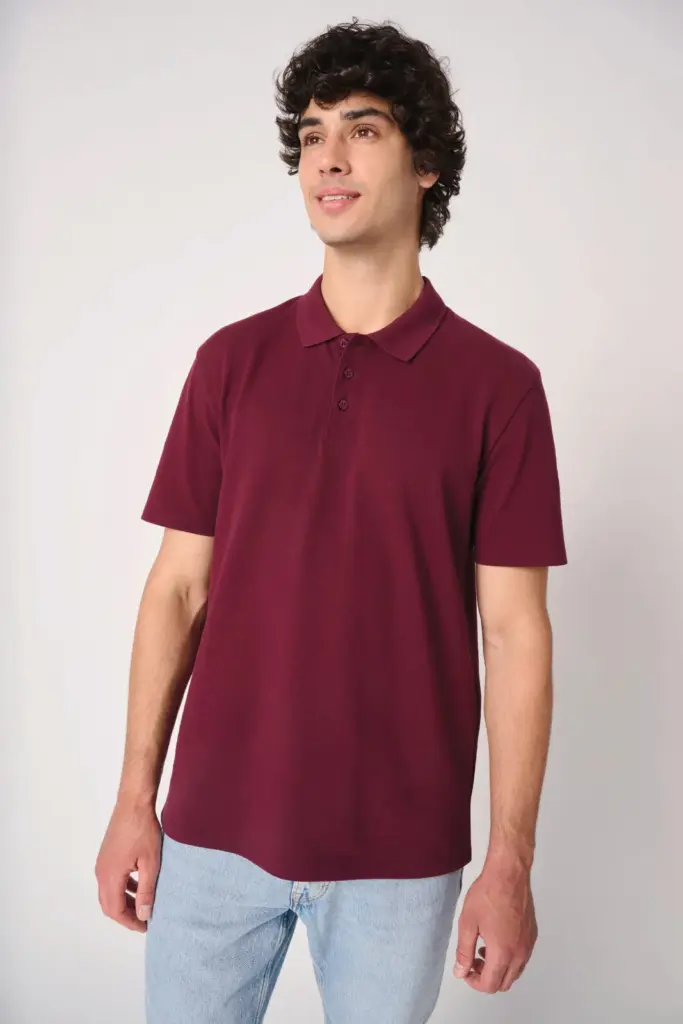 Heren piquépolo — productfoto 3