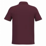 Heren piquépolo, ideal burgundy — productfoto 21