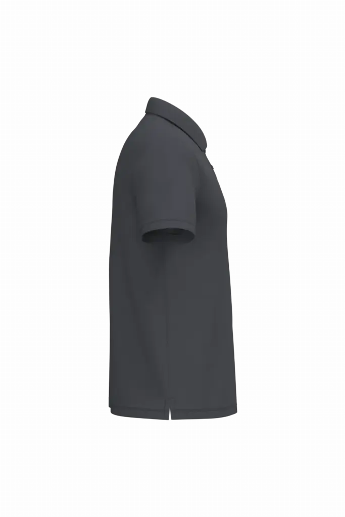 Heren piquépolo, ideal dark grey — productfoto 22