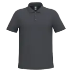 Heren piquépolo, ideal dark grey — productfoto 23