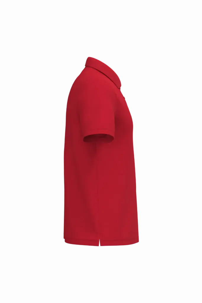 Heren piquépolo, ideal red — productfoto 34
