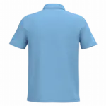 Heren piquépolo, ideal sky blue — productfoto 45