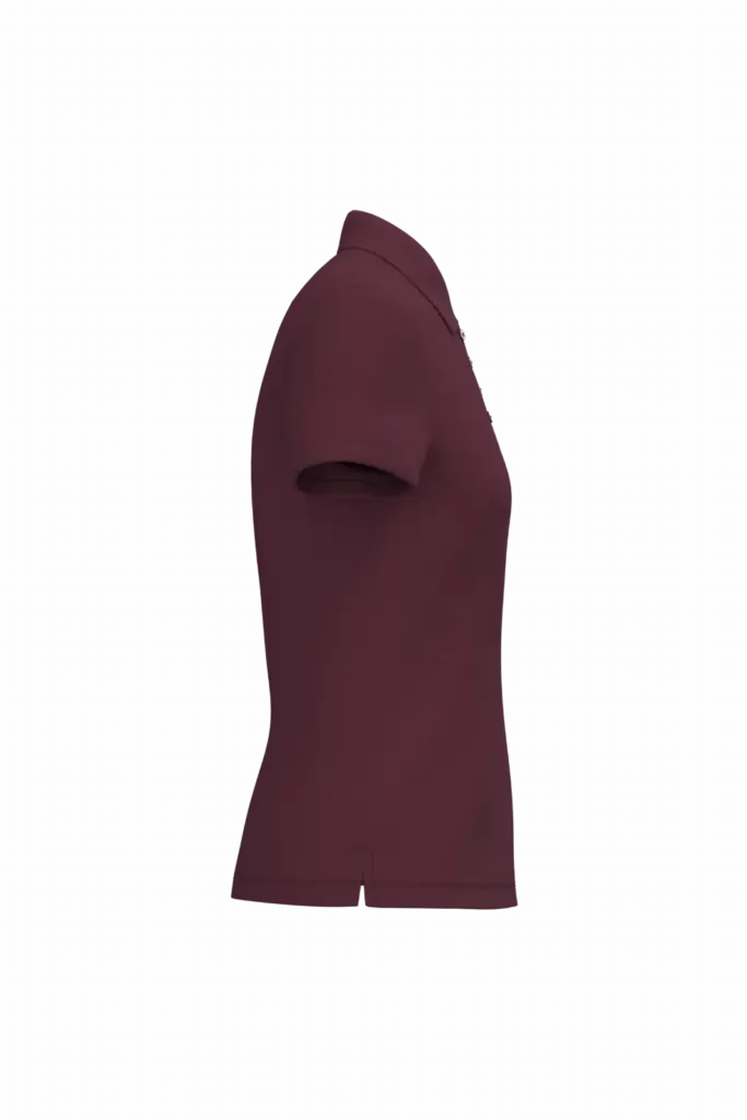 PS_IB221-S_IDEALBURGUNDY - Hidalgo-werbeartikel Dames piquépolo, ideal burgundy — productfoto 11