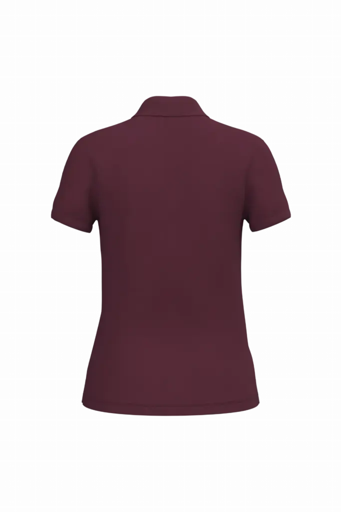 PS_IB221-B_IDEALBURGUNDY - Hidalgo-werbeartikel Dames piquépolo, ideal burgundy — productfoto 13