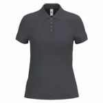 PS_IB221_IDEALDARKGREY - Hidalgo-werbeartikel Dames piquépolo, ideal dark grey — productfoto 15