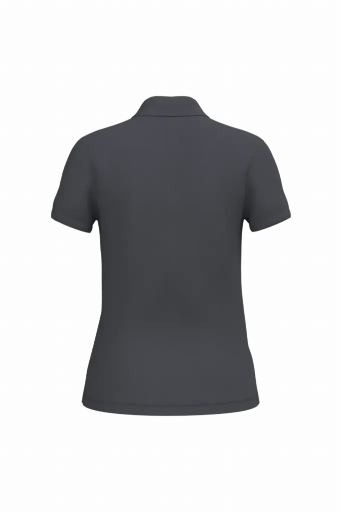 PS_IB221-B_IDEALDARKGREY - Hidalgo-werbeartikel Dames piquépolo, ideal dark grey — productfoto 16