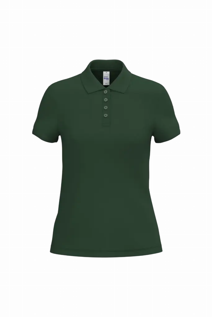 PS_IB221_IDEALFORESTGREEN - Hidalgo-werbeartikel Dames piquépolo, ideal forest green — productfoto 18