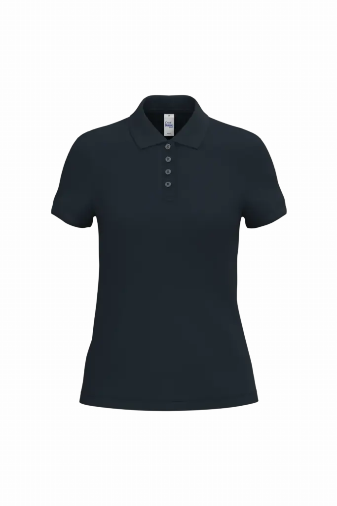 PS_IB221_IDEALNAVY - Hidalgo-werbeartikel Dames piquépolo, ideal navy — productfoto 21