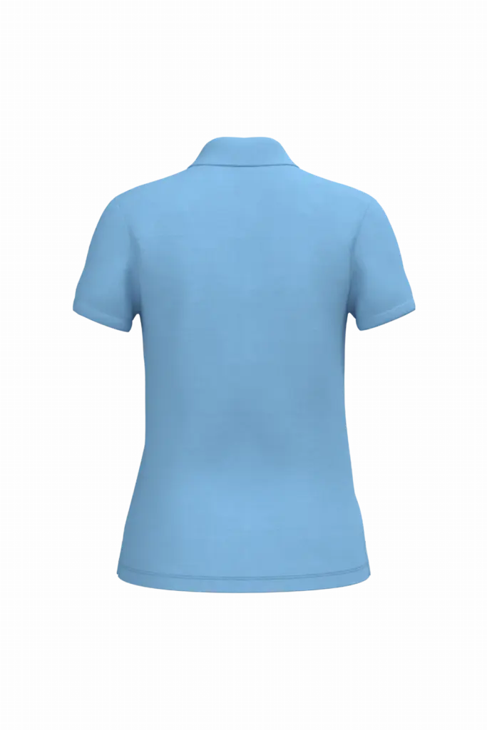 PS_IB221-B_IDEALSKYBLUE - Hidalgo-werbeartikel Dames piquépolo, ideal sky blue — productfoto 37