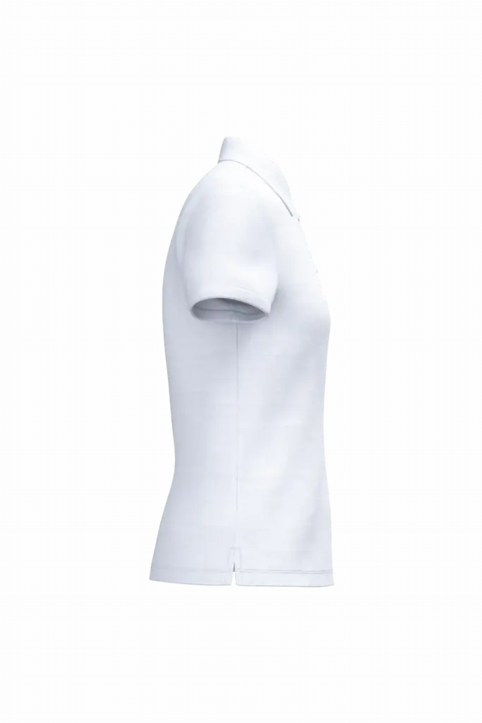 PS_IB221-S_IDEALWHITE - Hidalgo-werbeartikel Dames piquépolo, ideal white — productfoto 38