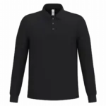 Heren piquépolo LSL, ideal black — productfoto 13