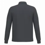 Heren piquépolo LSL, ideal dark grey — productfoto 17