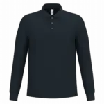 Heren piquépolo LSL, ideal navy — productfoto 19