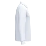 Heren piquépolo LSL, ideal white — productfoto 24