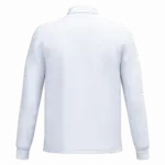 Heren piquépolo LSL, ideal white — productfoto 26