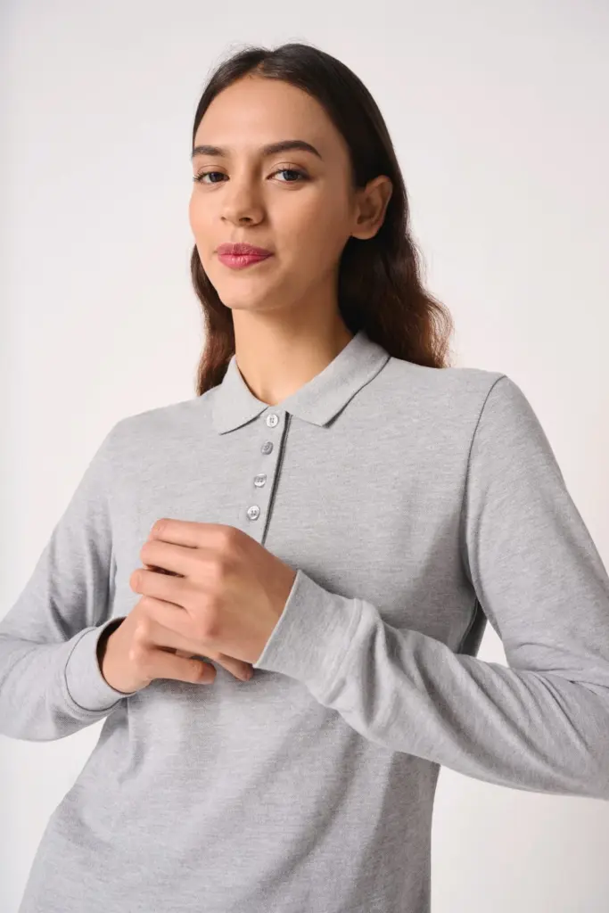Dames piquépolo LSL — productfoto 3
