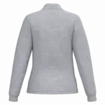 Dames piquépolo LSL, ideal oxford grey — productfoto 16